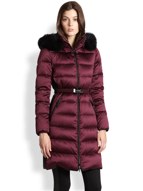 Burberry puffer coats for women